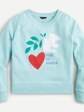 J. Crew Light Blue Crewneck Sweatshirt